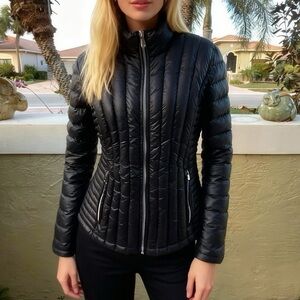 Calvin Klein Women’s Packable Lightweight Premium Down Jacket Sz M Black